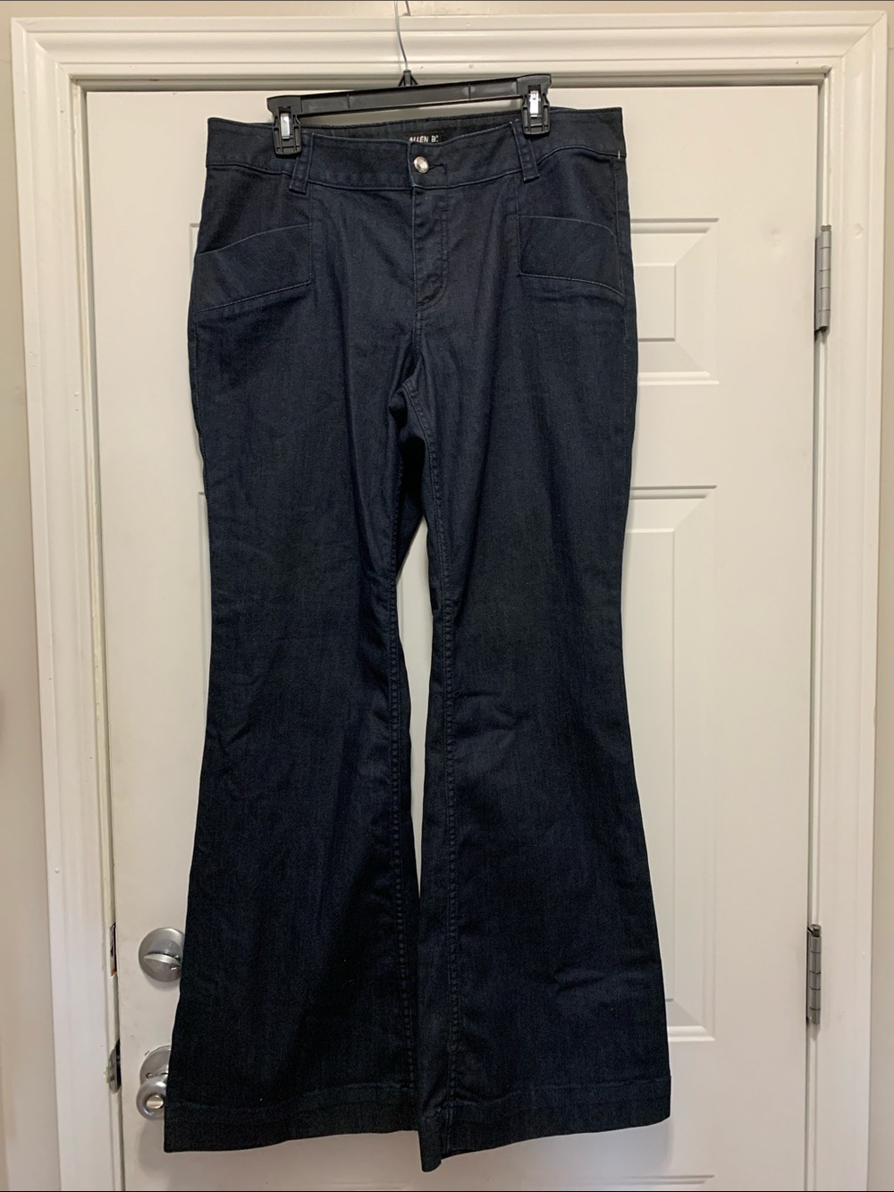 3/$15 Allen B. By Allen Schwartz Dark Indigo Flare Jeans Size 14